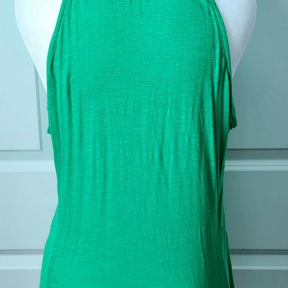 INC International Concepts front button ruched women's sleeveless shirt - Picture 2 of 6